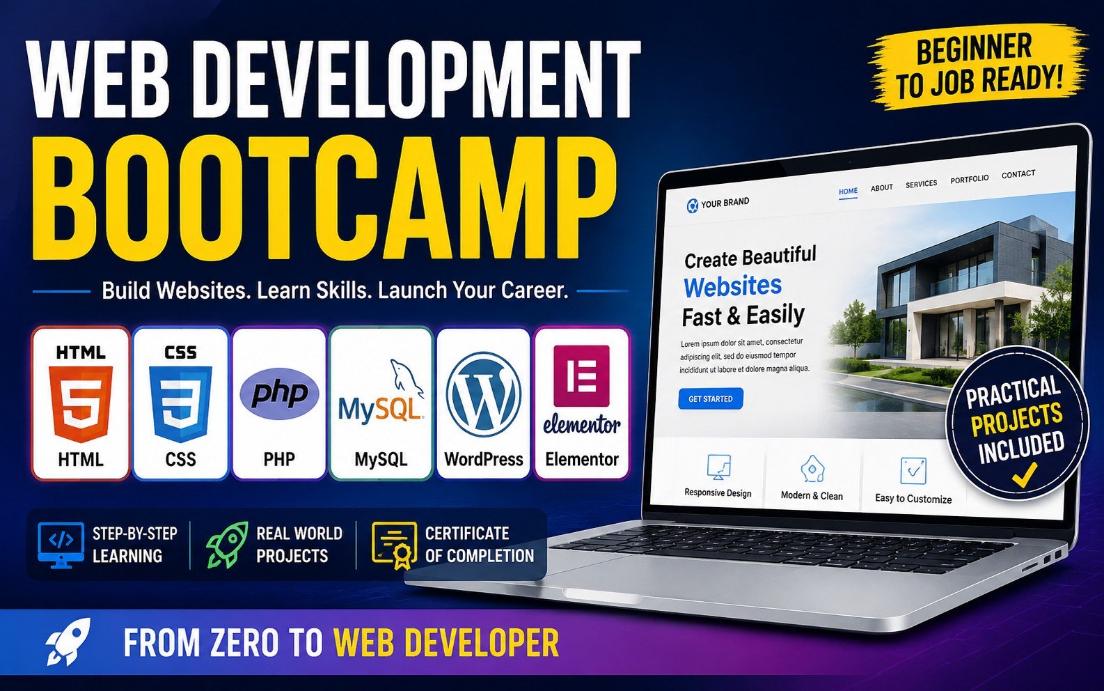 Full-Stack Web Development course thumbnail