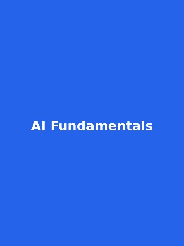 AI Fundamentals for Beginners eBook cover